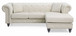 Nola - Sofa Chaise - Ivory