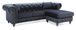 Nola - Sofa Chaise - Black