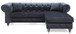 Nola - Sofa Chaise - Black