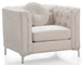 Elegant Contemporary Chair - Ivory