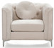 Elegant Contemporary Chair - Ivory