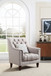 Elegant Traditional Chair - Light Gray