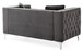 Chic Contemporary Loveseat - Gray