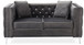 Chic Contemporary Loveseat - Gray