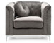 Elegant Contemporary Chair - Dark Gray