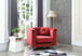 Elegant Contemporary Chair - Burgundy