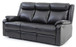 Double Reclining Sofa - Black