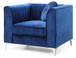 Chic Accent Chair For Cozy Spaces - Navy Blue