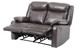 Double Reclining Love Seat - Dark Brown