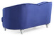 Charming Traditional Loveseat - Blue