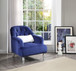 Elegant Traditional Armchair - Blue