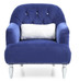Elegant Traditional Armchair - Blue