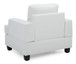 Charming Transitional Chair - White