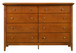 Elegant Casual Dresser - Oak