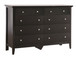 Elegant Casual Dresser - Black