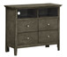 Charming TV Media Chest - Gray