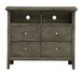 Charming TV Media Chest - Gray