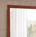 Modern Design Transitional Wall Mirror - Cherry