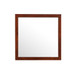 Modern Design Transitional Wall Mirror - Cherry