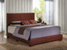 Aaron - Queen Bed - Light Brown