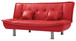 Lionel - Sofa Bed - Red