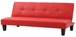 Versatile Contemporary Sofa Bed - Red