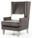Elegant Traditional Armchair - Dark Gray