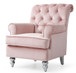 Charming Traditional Accent Chair - Pink
