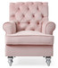 Charming Traditional Accent Chair - Pink