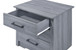 Contemporary Nightstand - Gray