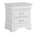Louis Phillipe - Elegant Nightstand - White