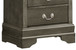 Louis Phillipe - Elegant Nightstand - Gray