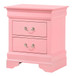 Louis Phillipe - Charming Nightstand - Pink