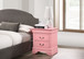 Louis Phillipe - Charming Nightstand - Pink