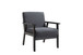 Bahamas - Sofa And 2 Chairs With 2 Throw Pillows - Dark Gray