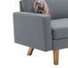 Bahamas - Sofa With 2 Throw Pillows - Gray