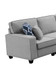 Sonoma - 6 Piece Modular L-Shape Sectional Sofa With Ottoman - Light Gray