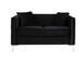 Bayberry - Loveseat With 2 Pillows - Black