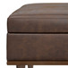 Shiloh - Square Storage Ottoman - Brown