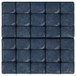 Harrison - Small Square Coffee Table Storage Ottoman - Blue