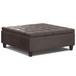 Harrison - Large Square Coffee Table Storage Ottoman - Distressed Brown