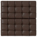 Harrison - Small Square Coffee Table Storage Ottoman - Brown