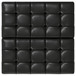 Harrison - Small Square Coffee Table Storage Ottoman - Black