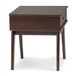 Draper - Mid Century End Table - Medium Auburn Brown