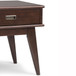 Draper - Mid Century End Table - Medium Auburn Brown