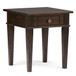 Carlton - End Table - Dark Tobacco Brown
