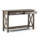 Kitchener - Console Sofa Table - Farmhouse Gray