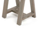 Sawhorse - Console Sofa Table - Distressed Gray