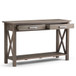Kitchener - Console Sofa Table - Distressed Gray