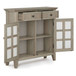 Acadian - Entryway Storage Cabinet - Distressed Gray
